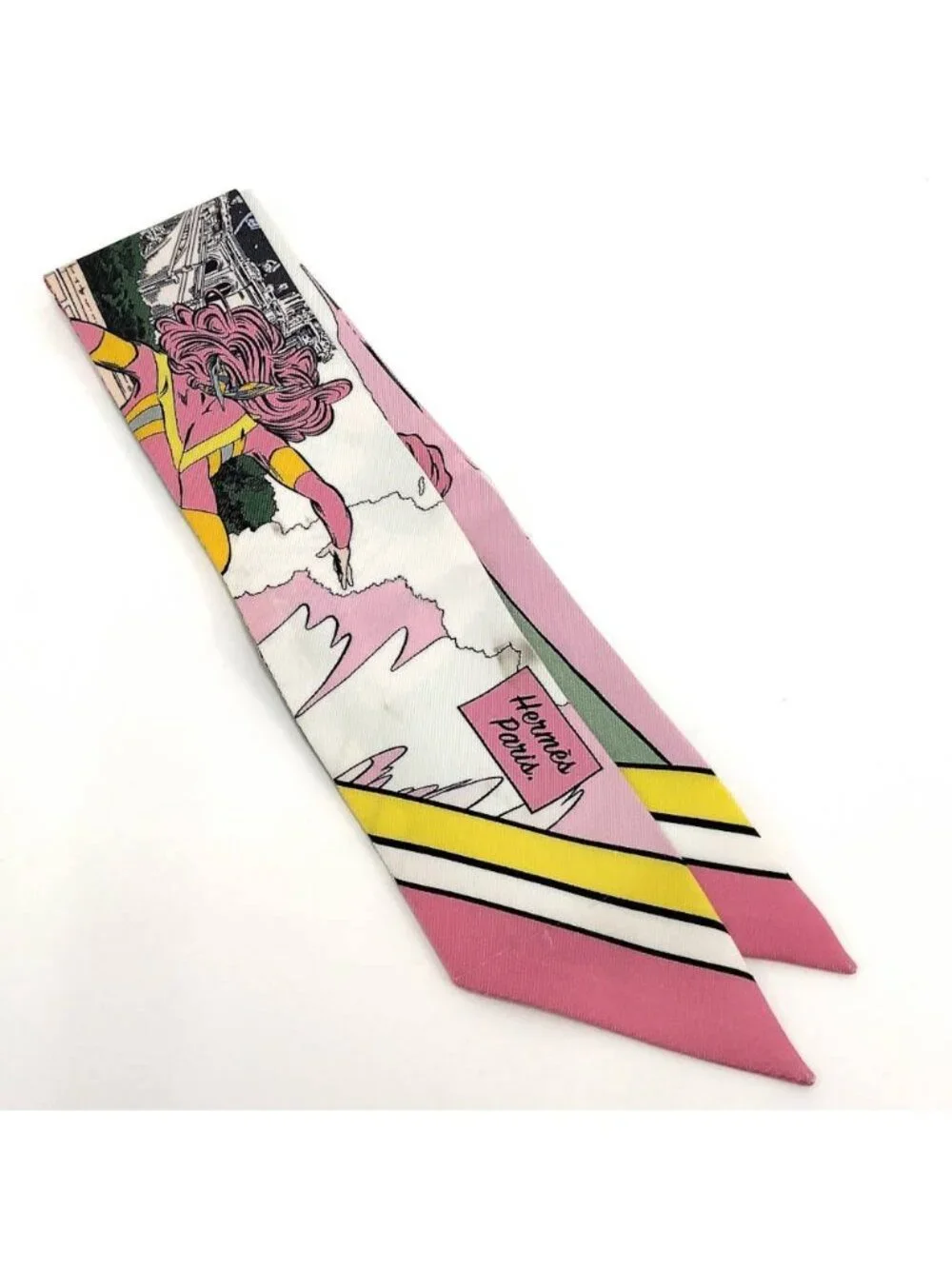 Hermes Twilly Scarf Silk 100% Multicolor